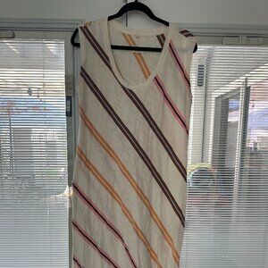 Lou & Grey striped sleeveless t-shirt dress